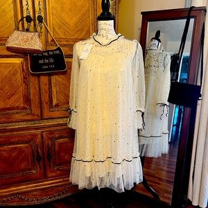 Mesh sparkly ethereal Irococco dress